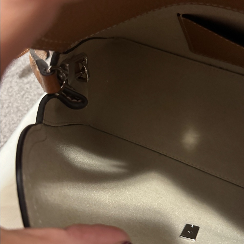 Toteme Brown Leather Crossbody Bag - Picture 5 of 15